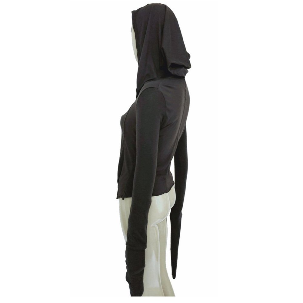 RICK OWENS LILIES ZIP FRONT HOODIE LUXE HOOD - Picture 3 of 12